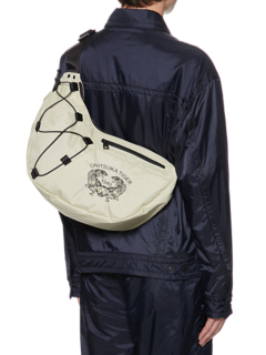 MESSENGER BAG - BEIGE/BLACK | Onitsuka Tiger Official Store AU