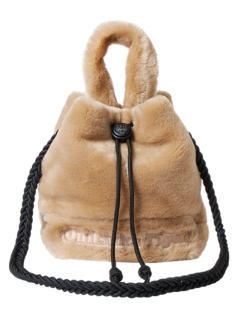 Shearling Phone Pouch, Leather Accessories