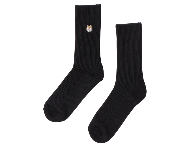 Unisex MIDDLE SOCKS | Black | UNISEX ACCESSORIES | Onitsuka Tiger