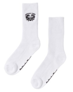 Unisex MIDDLE SOCKS | White | UNISEX ACCESSORIES | Onitsuka Tiger