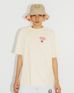 HAT LIGHT BEIGE/RED