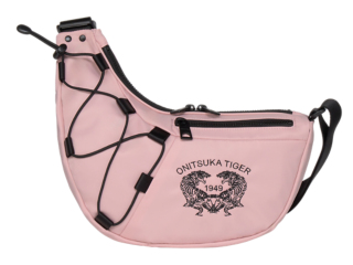 SMALL MESSENGER BAG - LIGHT PINK/BLACK | Onitsuka Tiger Official