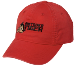 Alternative image view of WASHED CAP,  Red
