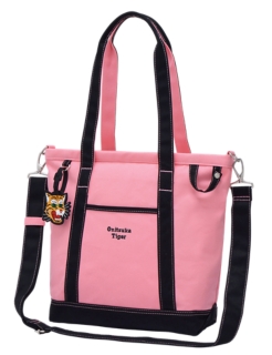 Onitsuka Tiger SMALL CANVAS TOTE BAG PINK/BLACK 3183B233