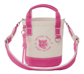 MINI CANVAS TOTE - OFF WHITE/LIGHT PINK | Onitsuka Tiger Hong Kong