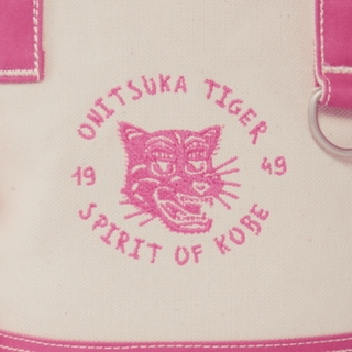 Onitsuka Tiger MINI CANVAS TOTE OFF WHITE/LIGHT PINK 3183B263