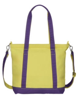 Onitsuka Tiger SMALL CANVAS TOTE BAG YELLOW/PURPLE 3183B266