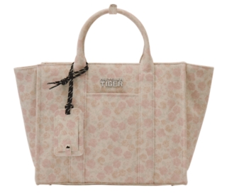 FLOWER PRINT TOTE BAG