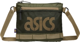 MINI SHOULDER BAG SMOG GREEN スポーツスタイル（アシックスタイガー） メンズ アクセサリー ASICS