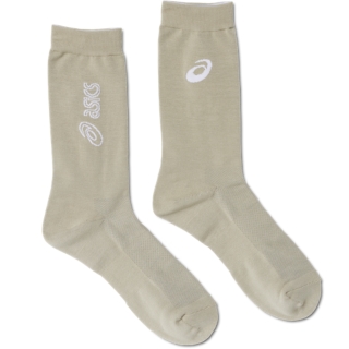 LOGO SOCKS | WHITE SAGE | スポーツスタイル メンズ ウェア【ASICS公式】