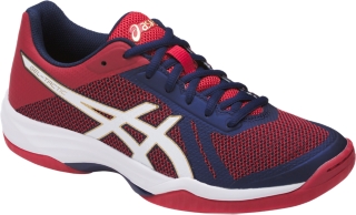 Red white and store blue volleyball shoes