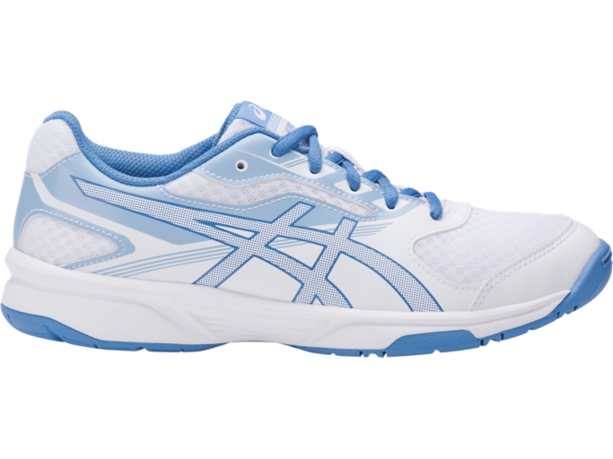 Women s Upcourt 2 White Regatta Blue Airly Blue ASICS