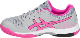 Asics pink hot sale volleyball shoes