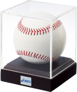 アクリルボールケース 小 硬式ボールサイズ ナチュラル メンズ 野球用品 Asics