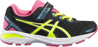 Unisex Gt 1000 5 Ps Black Safety Yellow Pink Glow Running Asics Outlet