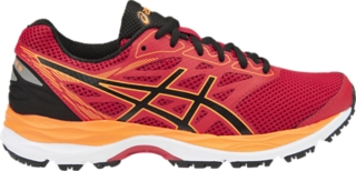 asics gel cumulus 18 mens red