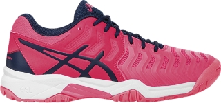 UNISEX GEL-Resolution 7 GS | Diva Pink/Indigo Blue/White | Grade School (1-7)  | ASICS