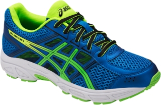 Blue and shop green asics