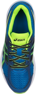 Tenis Asics Pre-Contend 4 PS Niño C707N.4385 Running Azul/Verde