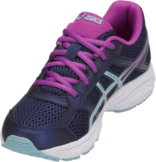 Cumbre Fraude Fuera de UNISEX GEL-Contend 4 GS | Indigo Blue/Porcelain Blue/Orchid | Grade School  (1-7) | ASICS