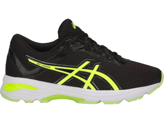 GT 1000 6 GS Kids BLACK SAFETY YELLOW WHITE notdisplayed ASICS UK