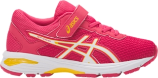 asics shoes kids red