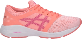 tênis asics roadhawk ff begonia pink fem