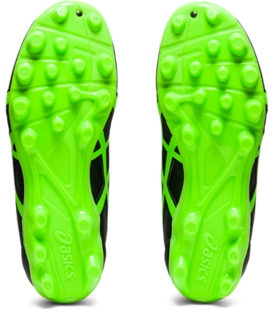 Green and black hot sale asics football boots