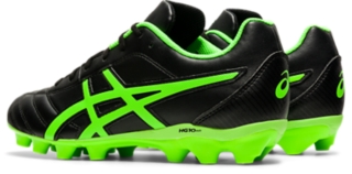 Green and black on sale asics football boots