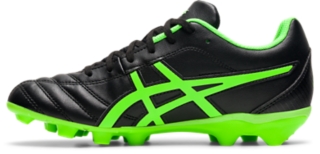 Green and black hot sale asics football boots