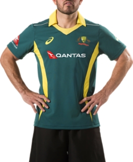 asics australia cricket jersey