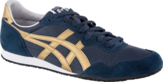 onitsuka serrano navy gold