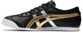 asics tiger black and gold