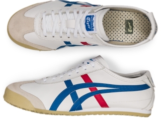 Onitsuka tiger white navy hot sale blue