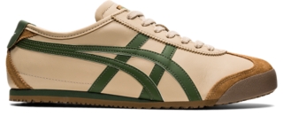Rust uit Cornwall Meditatief UNISEX MEXICO 66 | Beige/Grass Green | Shoes | Onitsuka Tiger