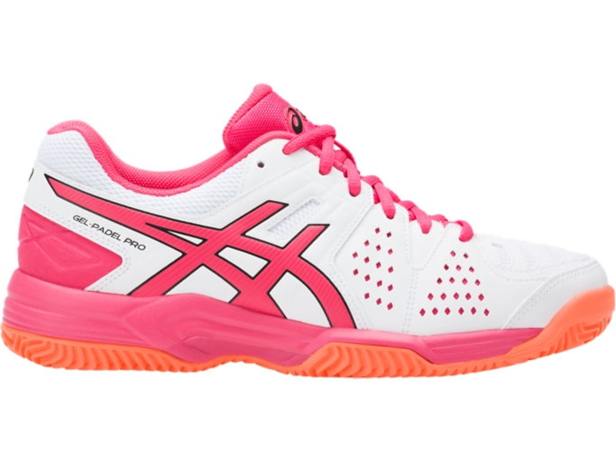 GEL PADEL PRO 3 SG Women WHITE ROUGE RED FLASH CORAL notdisplayed ASICS DE