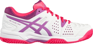 Women's GEL-PADEL PRO 5, White/Orchid, Other Sports