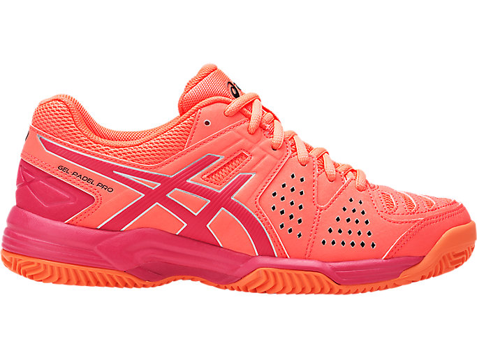 Image 1 of 7 of Mujer FLASH CORAL/ROUGE RED/SILVER GEL-PADEL PRO 3 SG