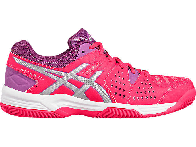Image 1 of 5 of Women's DIVA PINK/ORCHID/SILVER GEL-PADEL PRO 3 SG