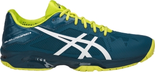 Men's GEL-Solution Speed 3 | Ink Blue/White/Sulphur Springs | Tennis | ASICS