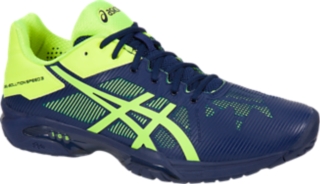 partícula sangre atmósfera Men's GEL-Solution Speed 3 | Indigo Blue/Safety Yellow | Tennis Shoes |  ASICS