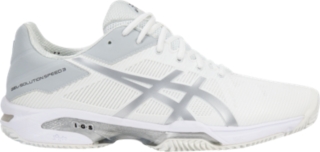 Men's GEL-SOLUTION SPEED 3 | WHITE/SILVER | Tennis | ASICS Outlet