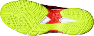 Men's GEL-DOMAIN 4 | VERMILION/BLACK/SAFETY YELLOW | Indoor Sports | ASICS  UK