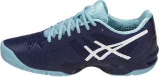 Women's GEL-Solution Speed 3 | Blue/White/Porcelain Blue | Shoes |