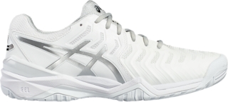 Men's GEL-RESOLUTION 7 | White/Silver | Tennis | ASICS