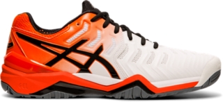 Men's GEL-RESOLUTION 7 | White/Koi | Tennis | ASICS