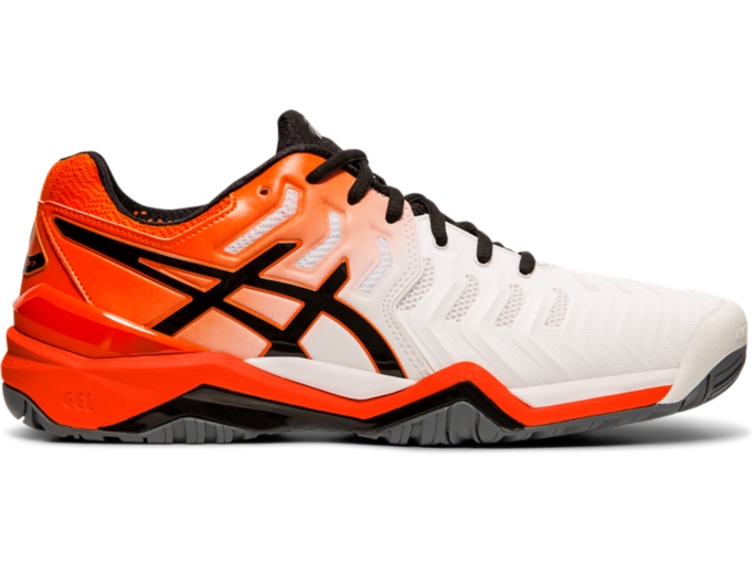 Men's GEL-RESOLUTION 7 | White/Koi | Tennis Shoes | ASICS