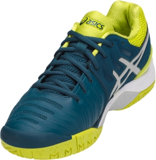 Asics gel resolution shop 7 blue/yellow men's shoes