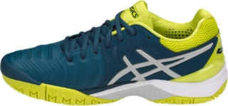 Asics gel resolution 7 blue/yellow men's shoes sale