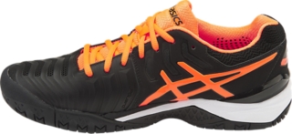 GEL RESOLUTION 7 Men Black Shocking Orange White